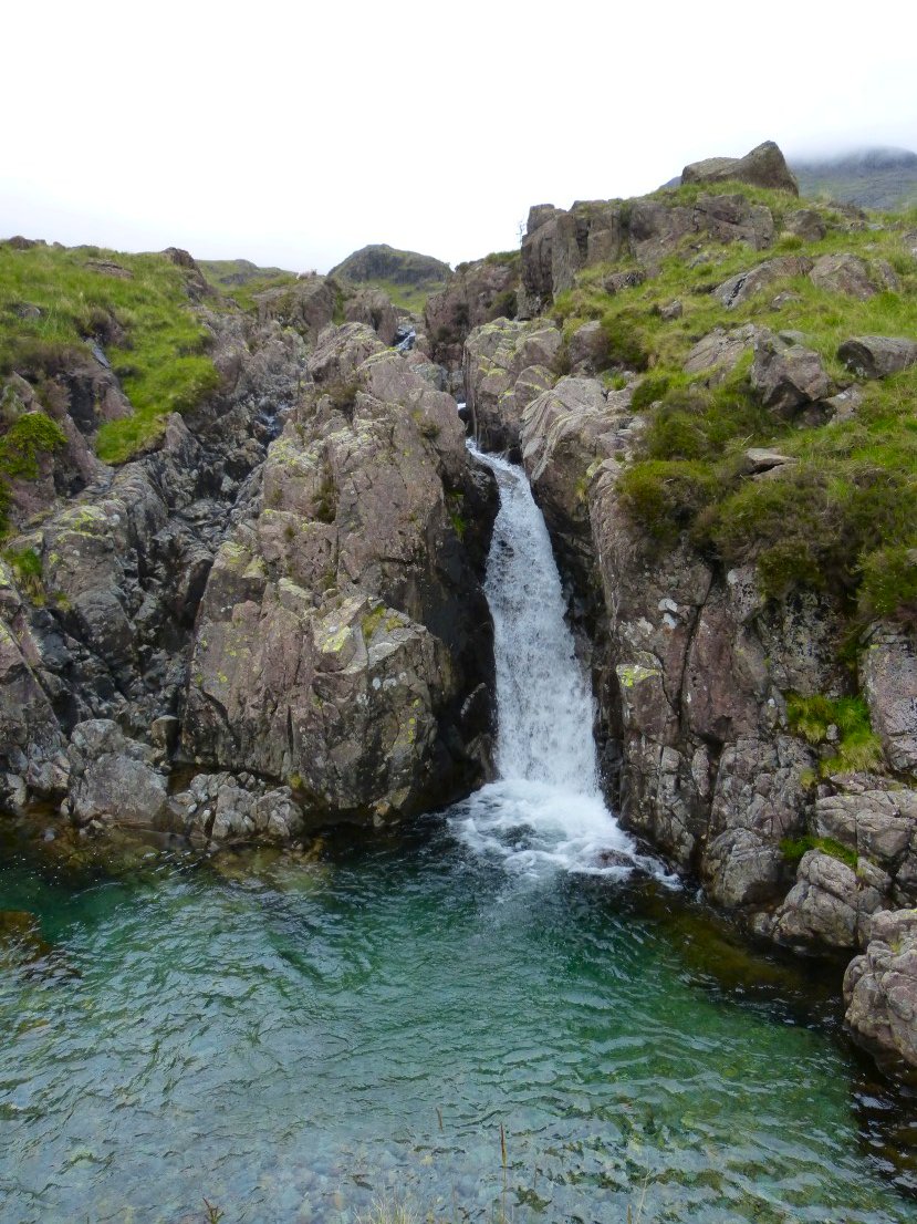 We could have stayed on the right bank of Lingcove Beck but crossed